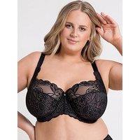 Curvy Kate Lovelace Side Support Balcony Bra - Black/ Taupe