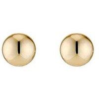 H. Samuel 9Ct Yellow Gold Earrings. 4Mm Ball Stud Earrings