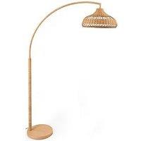 Michelle Keegan Home Mk Arched Rattan Floor Lamp