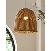 Michelle Keegan Home Mk Rattan Easy Fit Shade With Poly Material 40Cm