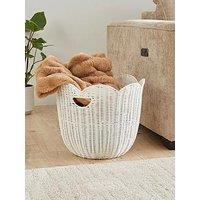 Very Home Scallop Round Basket 37Cm