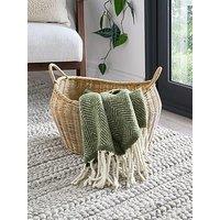 The Very Collection Concave Basket With Handles 50Cm