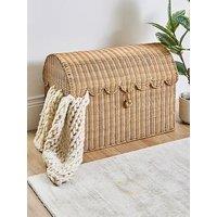 The Very Collection Large Scalloped Polyrattan Storage Chest