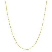 Ernest Jones 9Ct Yellow Gold Necklace. Forzatina Adjustable 18+2" Chain Necklace