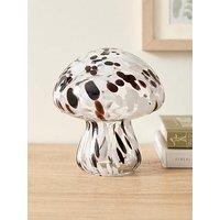 Very Home Confetti Glass Mushroom