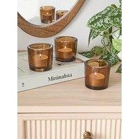 Michelle Keegan Home Set Of 3 Glass Candle Holder