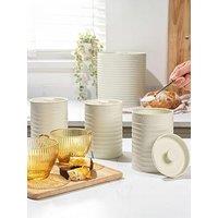 Russell Hobbs Ribbed 4 Piece Countertop Set