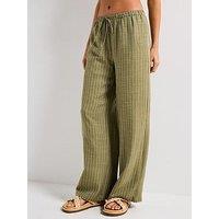 Jdy Mid Waist Wide Leg Trouser - Multi