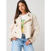 Vero Moda Short Trench Coat - Beige