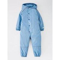 Mini V By Very Boys Fleece Lined Puddlesuit - Blue