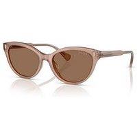 Ralph 0Ra5326U Cat Eye Sunglasses - Brown