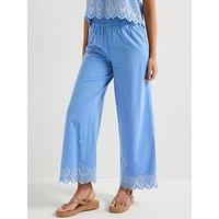 Only Embelished Trouser - Blue