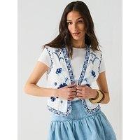 Only Embelished Waistcoat - Multi