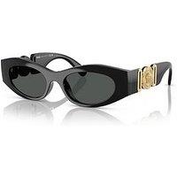 Versace 0Ve4480U Oval Sunglasses - Black
