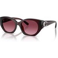 Coach 0Hc8407U Oval Sunglasses - Black