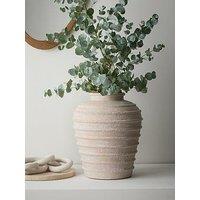 Michelle Keegan Home Ribbed Ceramic Urn Vase