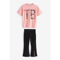 Ted Baker Top & Flare Legging Set - Pink