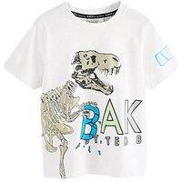 Ted Baker Boys Dinosaur Wrap T-Shirt - White