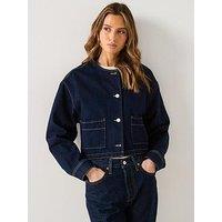 Mango Rinse Wash Denim Jacket