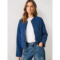 Mango Zipper Cotton Jacket