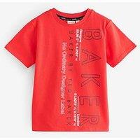 Ted Baker Boys Graphic T-Shirt - Red - Red