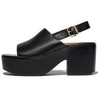 Fitflop Platfforms Heel Sandal - Black