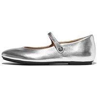 Fitflop Delicato Mary Jane - Pretty Detail (Metallic) - Silver