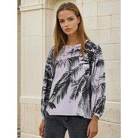 Religion Epidote Oversized Embellished Batwing Top - Beige