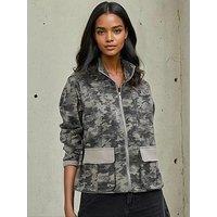 Religion Revelation Utility Cargo Jacket - Green