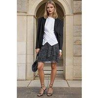 Religion Decoy Mini Skirt In Polka Dot - Black