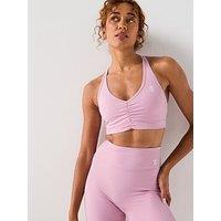 Gym King Women'S 365 Scrunch Bra - Dusky Mauve