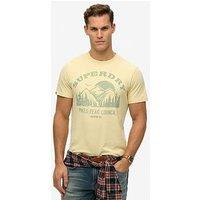 Superdry Lo-Fi Outdoor Mono Relaxed T-Shirt - Yellow