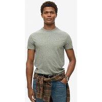 Superdry Essential Logo Embroidered T-Shirt - Grey