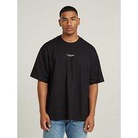 G-Star Raw G Star Centre Chest Relaxed Fit T-Shirt - Black
