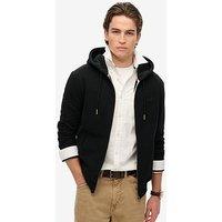 Superdry Essential Logo Zip Hoodie - Black