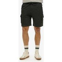Superdry Contrast Stitch Cargo Shorts - Black