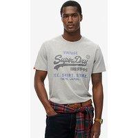 Superdry Vl Heritage Relaxed T-Shirt - Grey