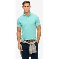 Superdry City Pique Polo Shirt - Blue