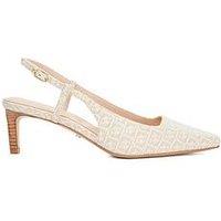 Dune London Dancing Slingback Court Shoes - Nude