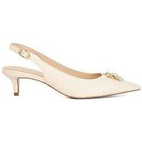 Dune London Context Slingback Bug Detail Shoe - Ecru