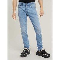 G-Star Raw G Star 3301 Slim Tapered Light Wash Jeans - Blue