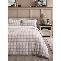 Very Home Seersucker Check Duvet Set