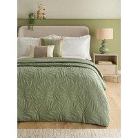 Very Home Leaf Pinsonic Bedspread 240X260Cm
