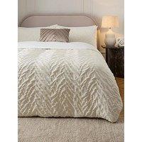 Very Home Zebra Jacquard Duvet Cover Set - Ivory