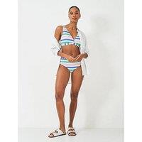 Crew Clothing Scalloped Bikini Top - Multi