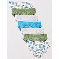 Mini V By Very 7 Pack Dinosaur Briefs - Multi