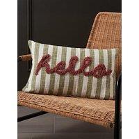 Very Home Hello Tufted Cushion
