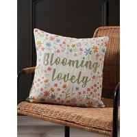 Very Home Blooming Lovely Embroidered Cushion