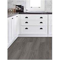 Floor Pops Pack Of 7 Charcoal Wood Peel & Stick Floor Planks