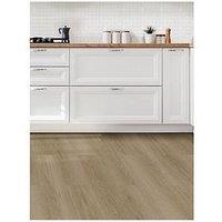 Floor Pops Pack Of 7 Natural Oak Wood Peel & Stick Floor Planks